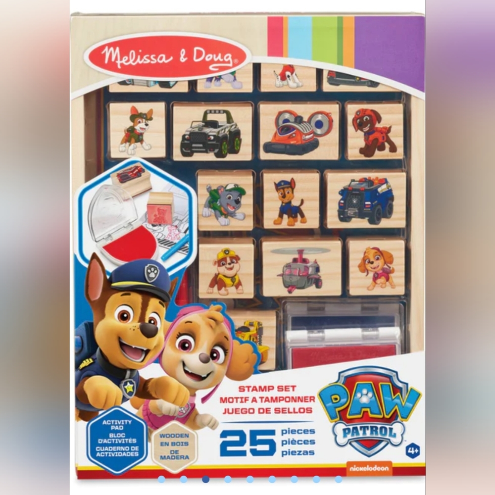 Melissa and Doug Paw Patrol Stamp Set NWT